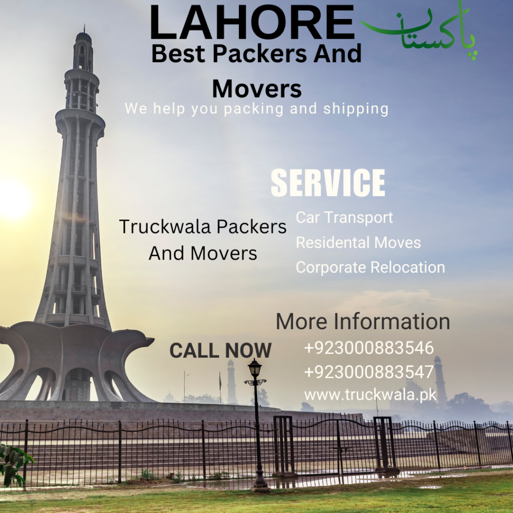 professional packers and movers lahore