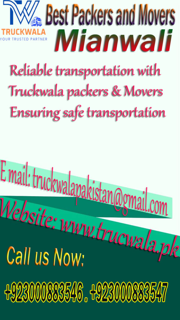 packers and movers in mianwali