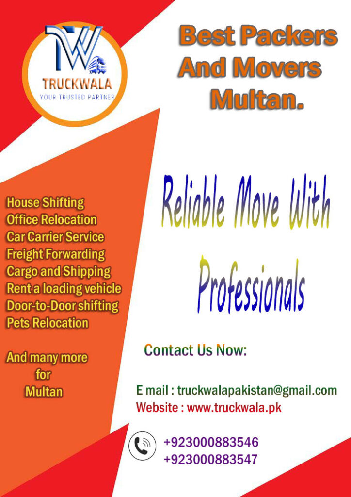 best packers and movers multan